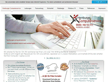 Tablet Screenshot of hamburger-computerservice.de